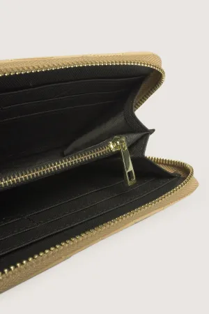 Quilted Long Zip Wallet