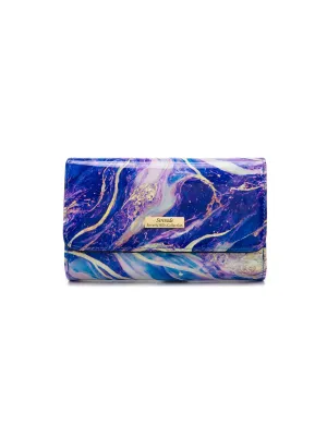 RAE MEDIUM PATENT LEATHER WALLET WITH RFID- WSN9602