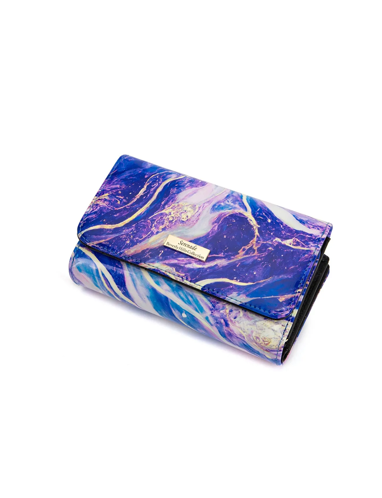 RAE MEDIUM PATENT LEATHER WALLET WITH RFID- WSN9602