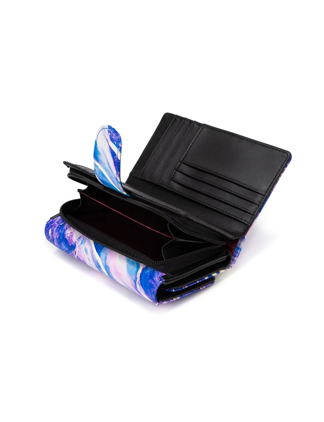 RAE MEDIUM PATENT LEATHER WALLET WITH RFID- WSN9602