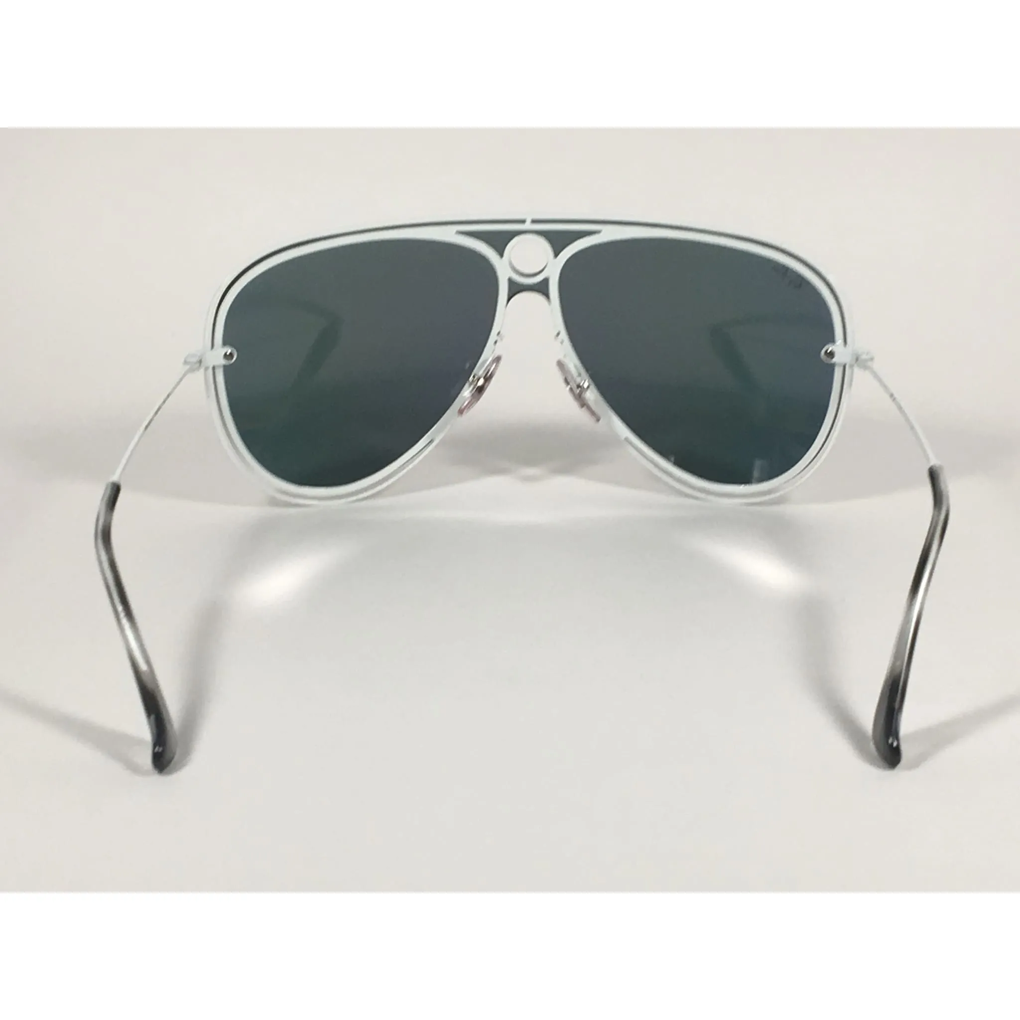 Ray-Ban Shooter Shield Aviator Sunglasses Pink Gray Mirror Lens RB3605N 91004Z
