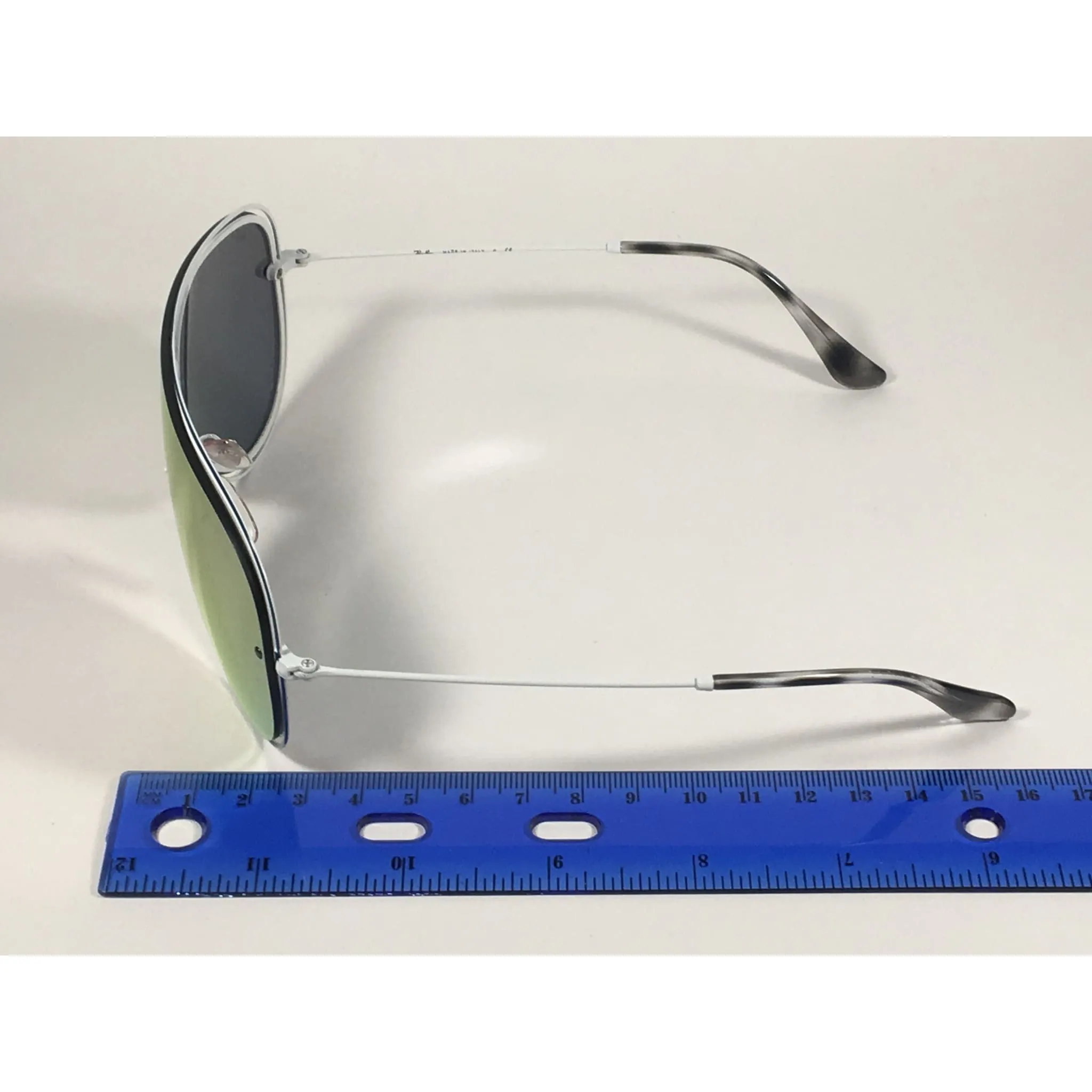 Ray-Ban Shooter Shield Aviator Sunglasses Pink Gray Mirror Lens RB3605N 91004Z