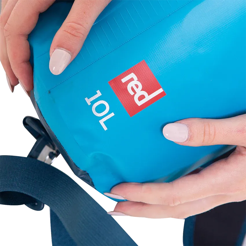 Red Waterproof Roll Top 10 Litre Dry Bag