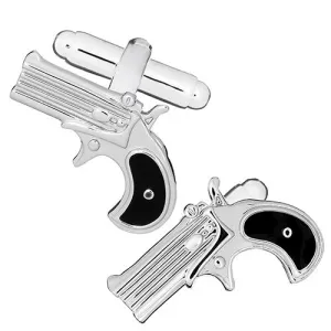 Revolver Pistol Cufflinks