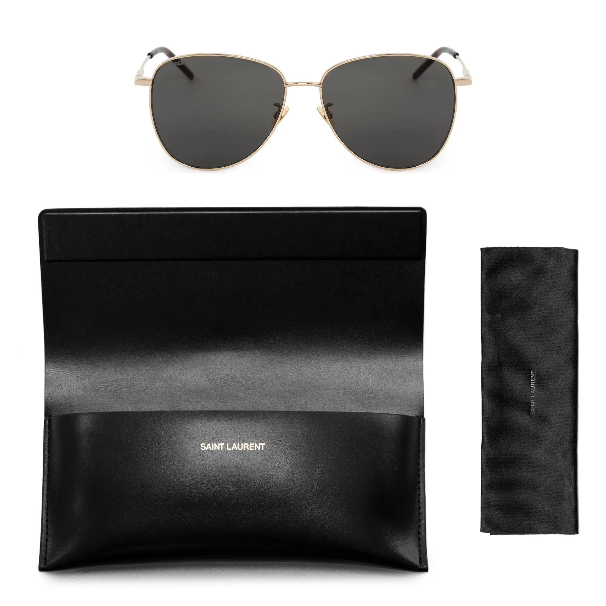 Saint Laurent Aviator Sunglasses SL328K 005 60