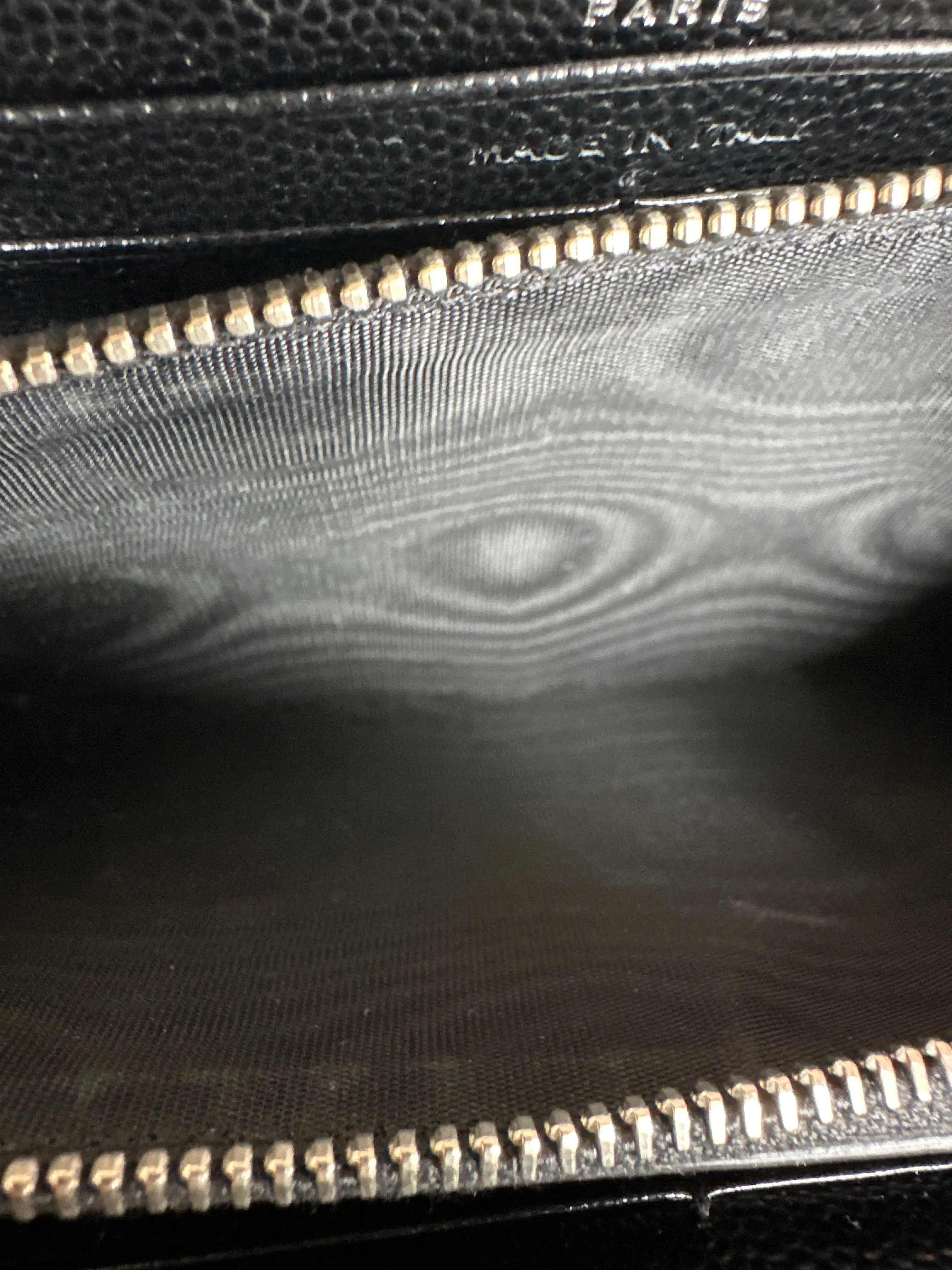Saint Laurent Classic Monogram Zip Around Wallet