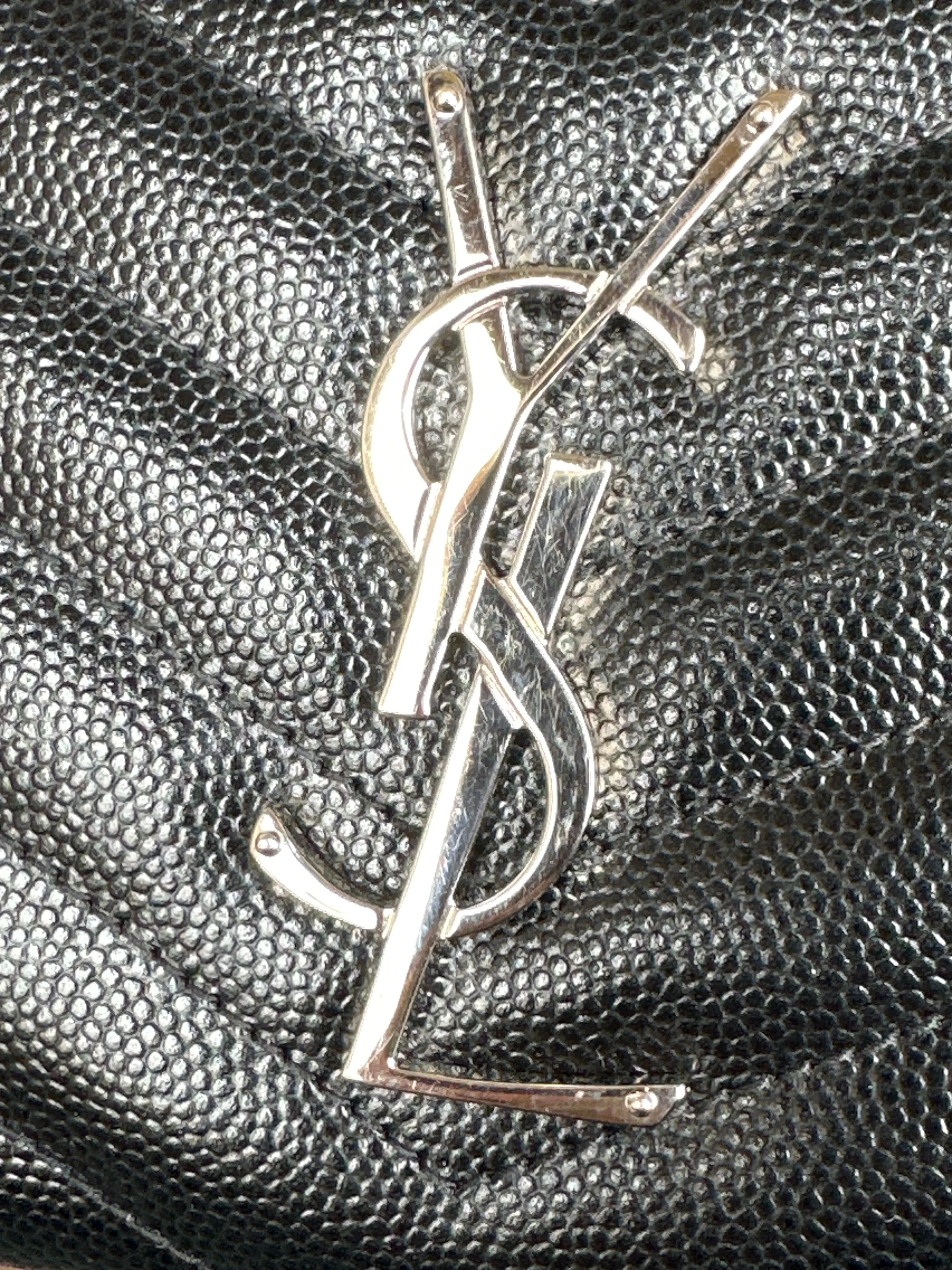 Saint Laurent Classic Monogram Zip Around Wallet