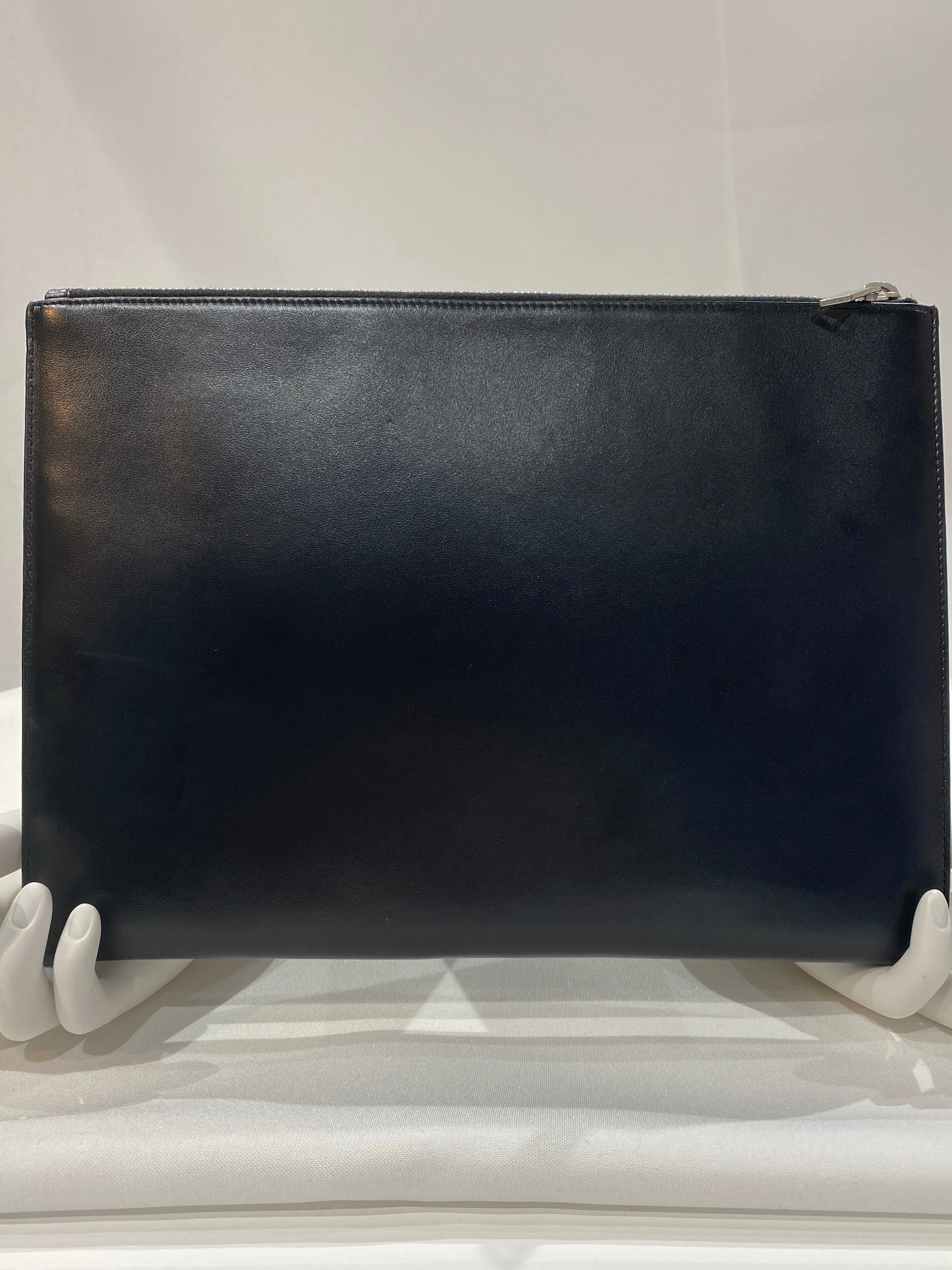 Saint Laurent Zip Pouch Printed Leather Medium Pouch