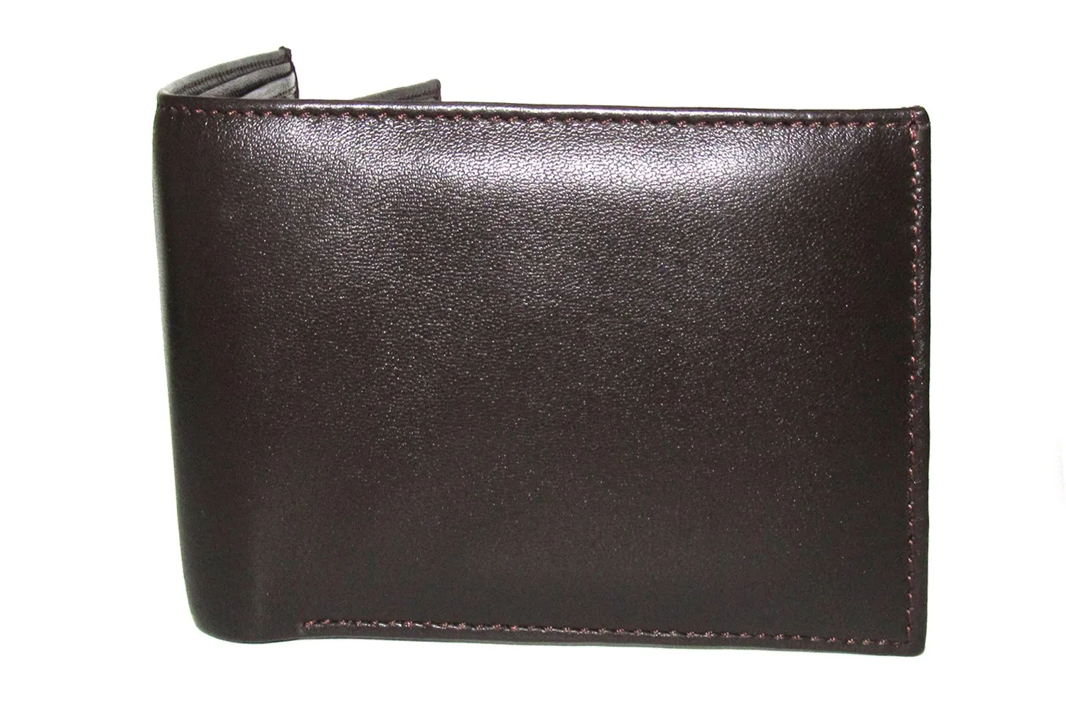 Sakkas Men's Bi-Fold Leather Wallet with 6 Card Slots/2 Coin Pkts with Gift bag