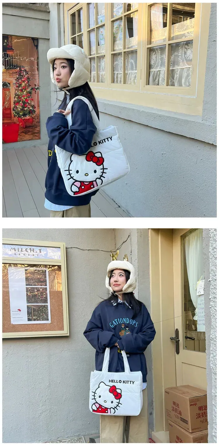 Sanrio Hello Kitty Shoulder Bag | Spacious Tote with Large Capacity