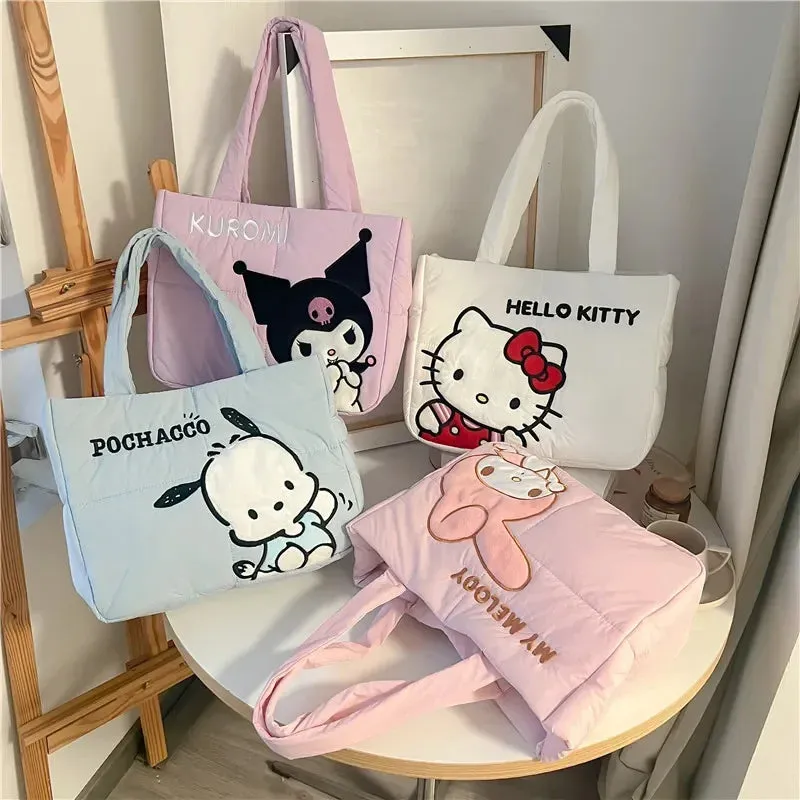 Sanrio Hello Kitty Shoulder Bag | Spacious Tote with Large Capacity