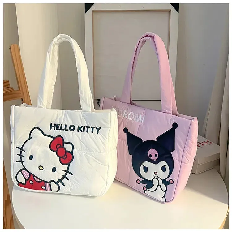 Sanrio Hello Kitty Shoulder Bag | Spacious Tote with Large Capacity