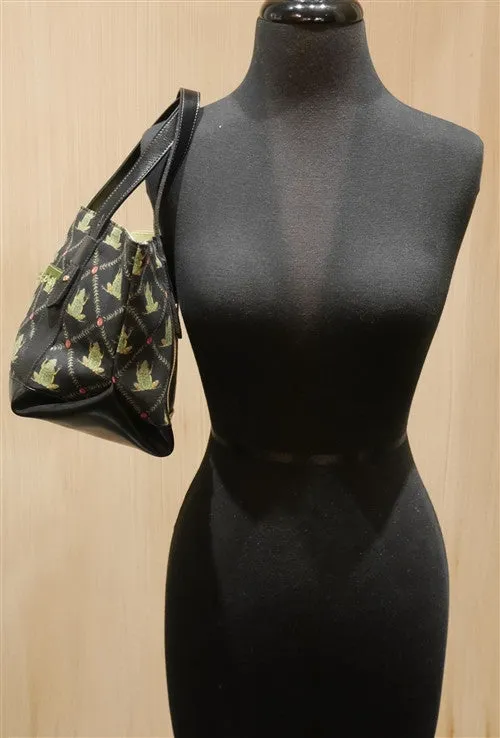 Second Wind Frog Canvas Shoulder Bag