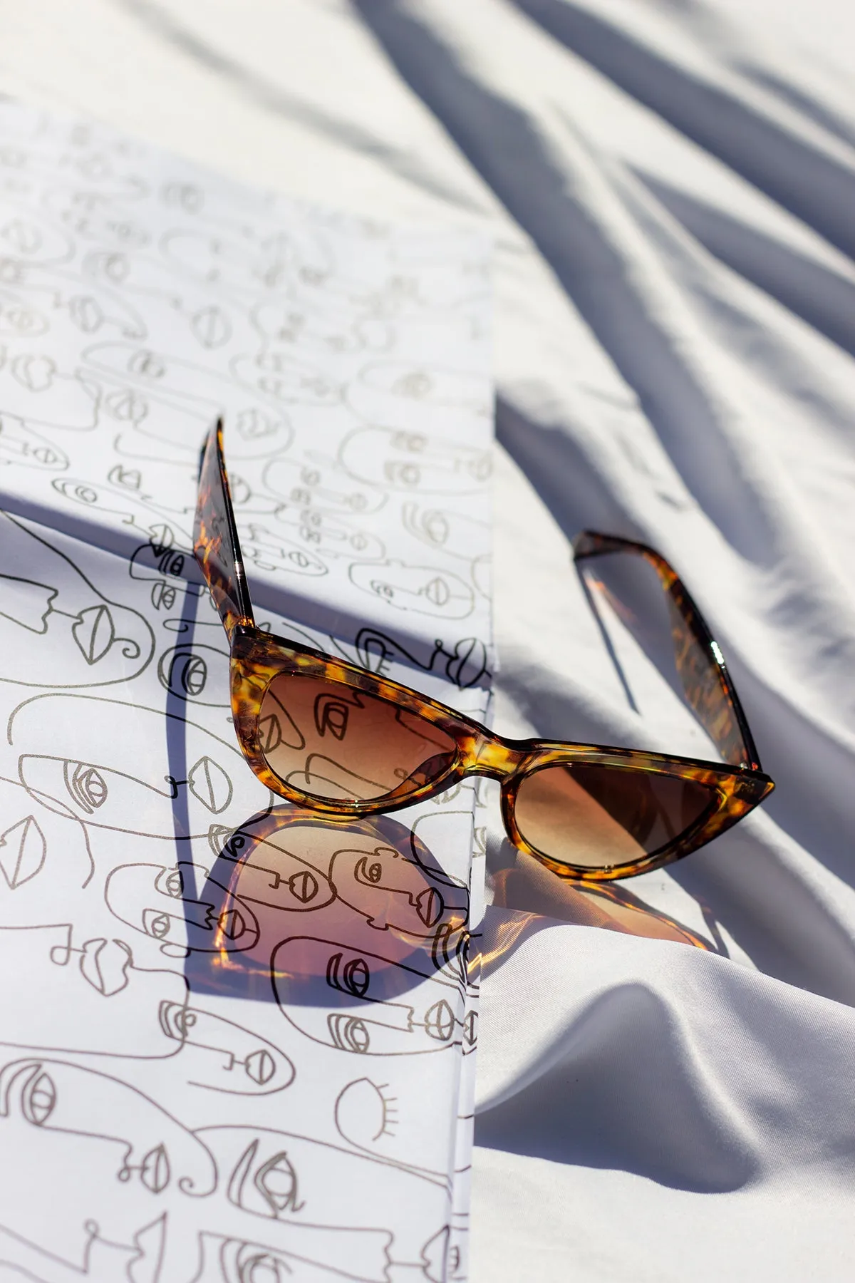 Semi Cat Eye Sunglasses
