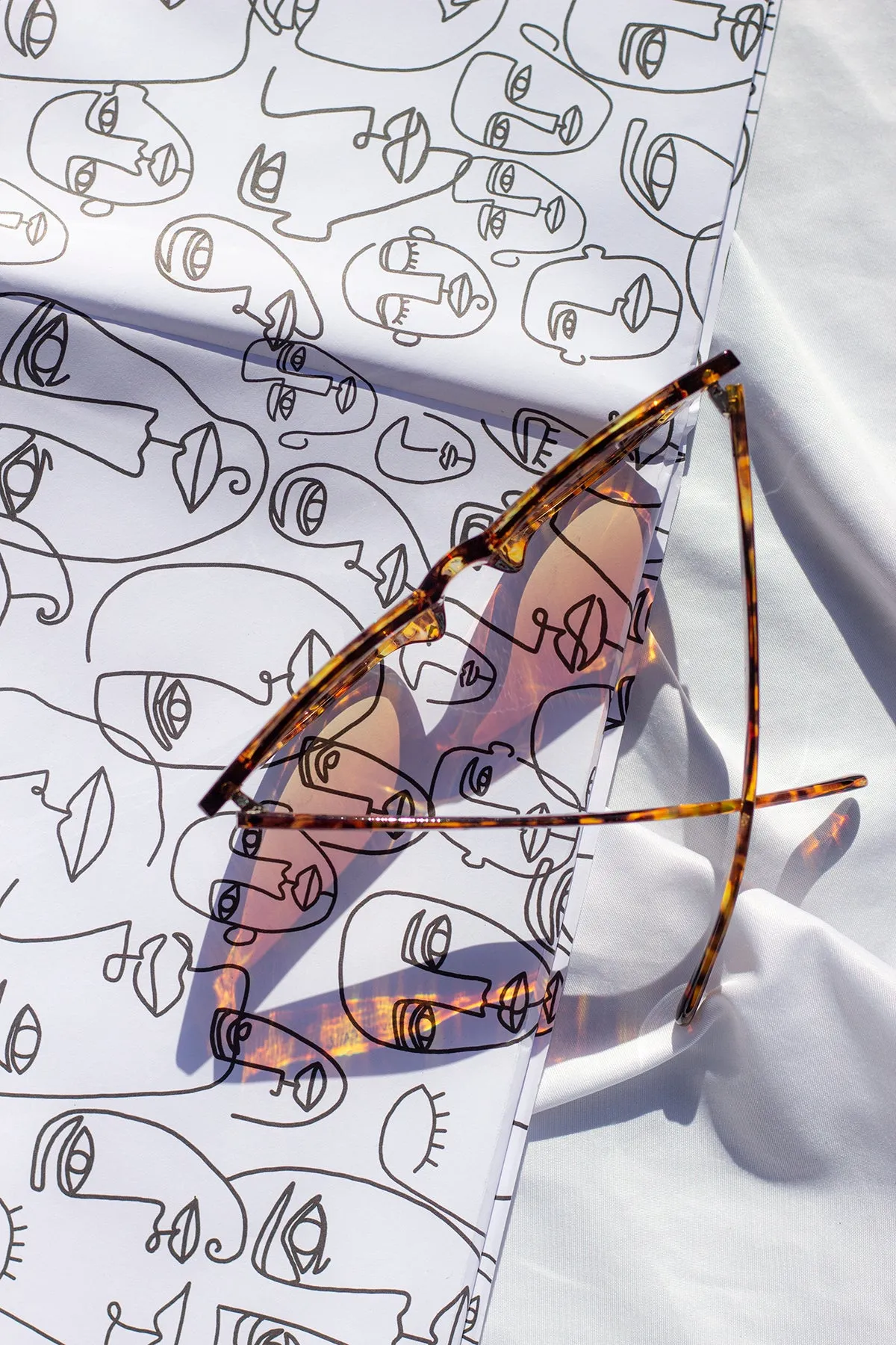Semi Cat Eye Sunglasses