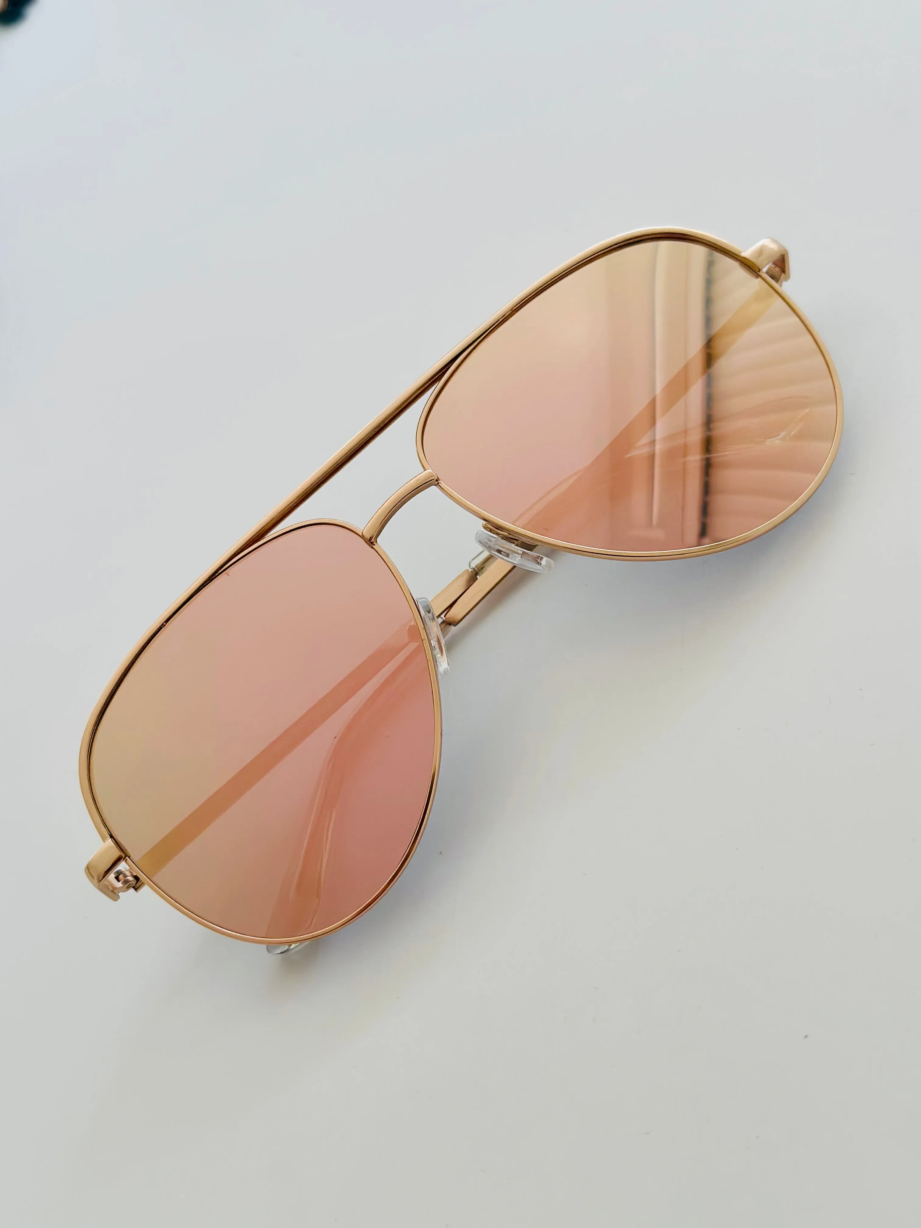 SG4 SHINY AVIATOR SUNGLASSES