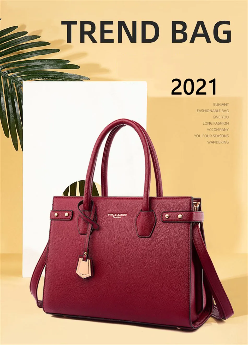 Shoulder Bags High Capacity Leather Tote Bag