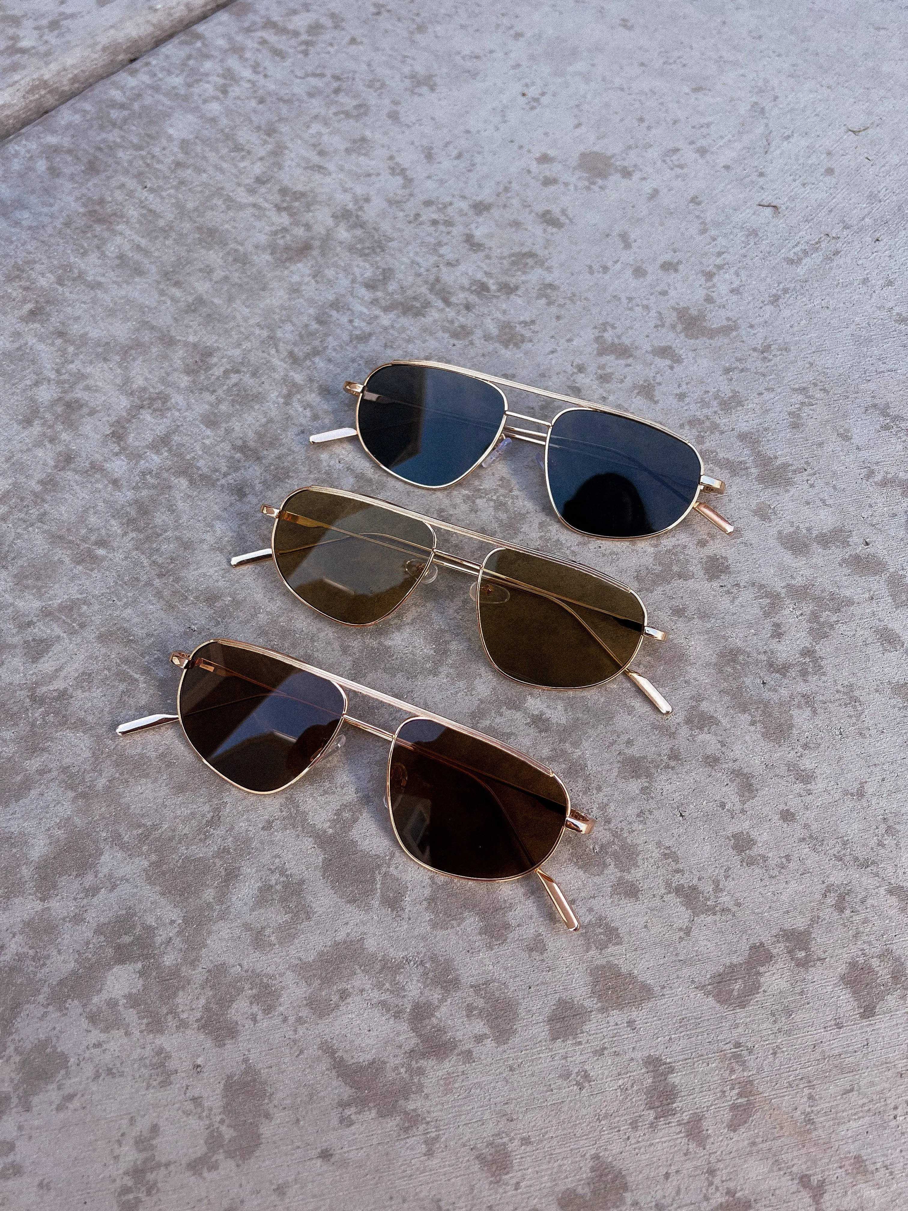 show off aviator sunglasses (3 COLORS)