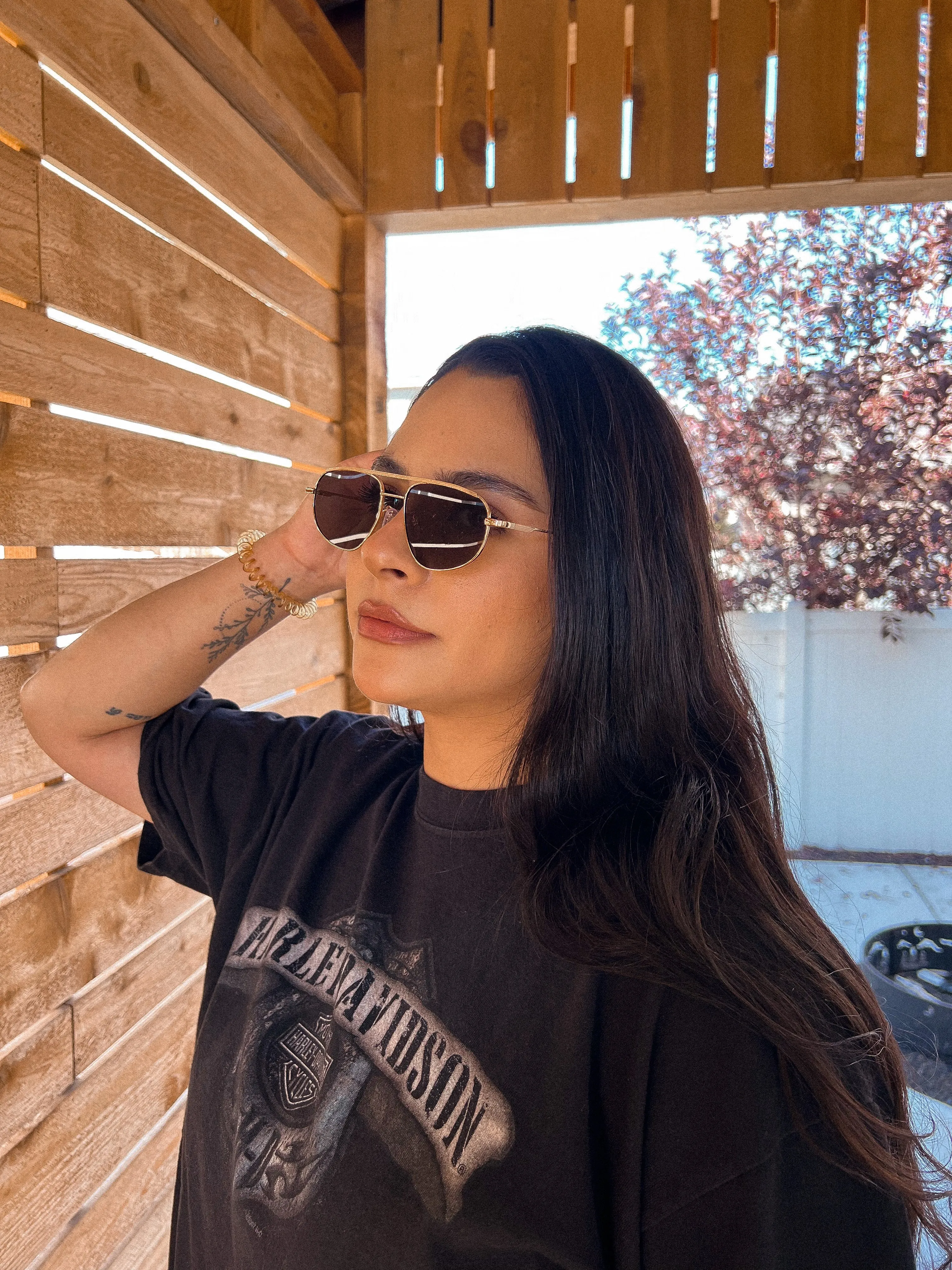show off aviator sunglasses (3 COLORS)
