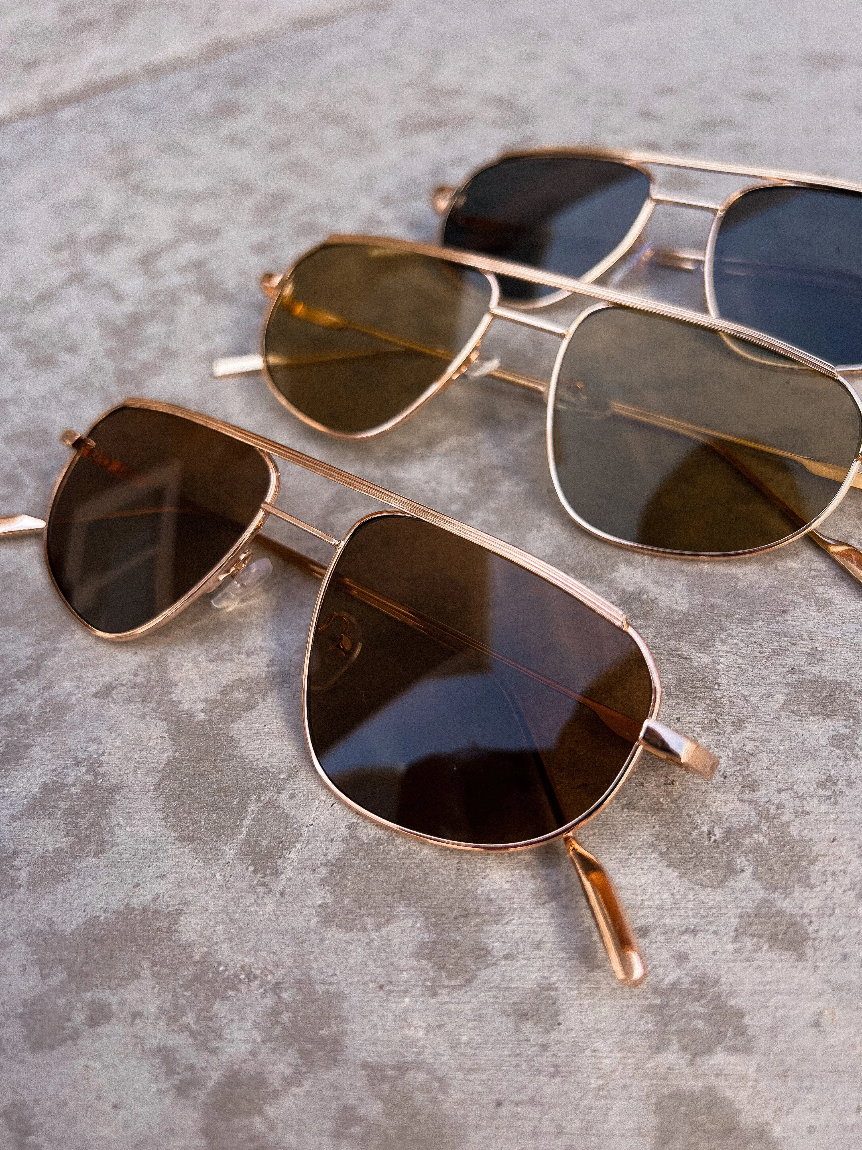 show off aviator sunglasses (3 COLORS)