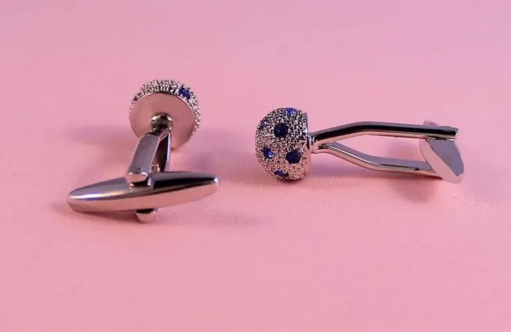 Silver Ball Cufflinks