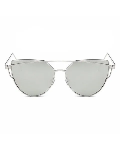 Silver Cat eye Sunglasse