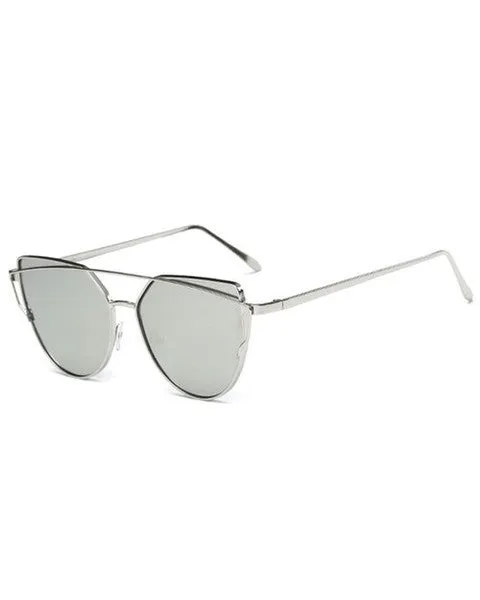Silver Cat eye Sunglasse