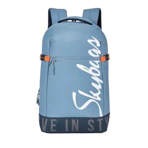 SKYBAGS Boho  01 Backpack With Rain Cover  Light Blue