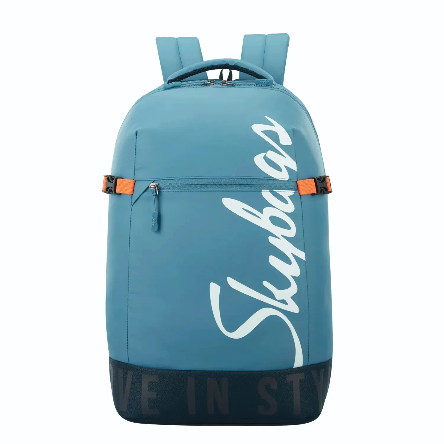 SKYBAGS Boho  01 Backpack With Rain Cover  Light Blue