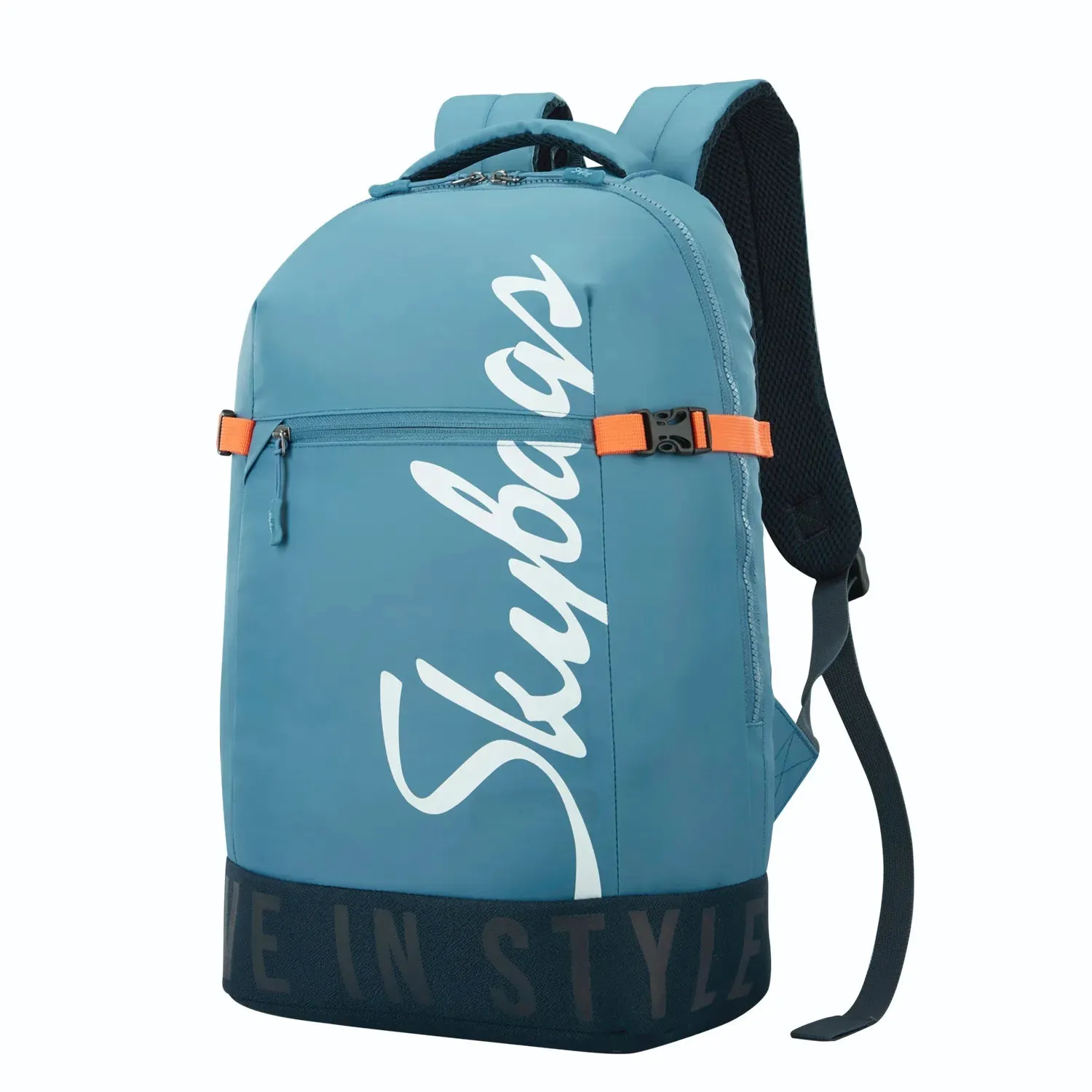 SKYBAGS Boho  01 Backpack With Rain Cover  Light Blue