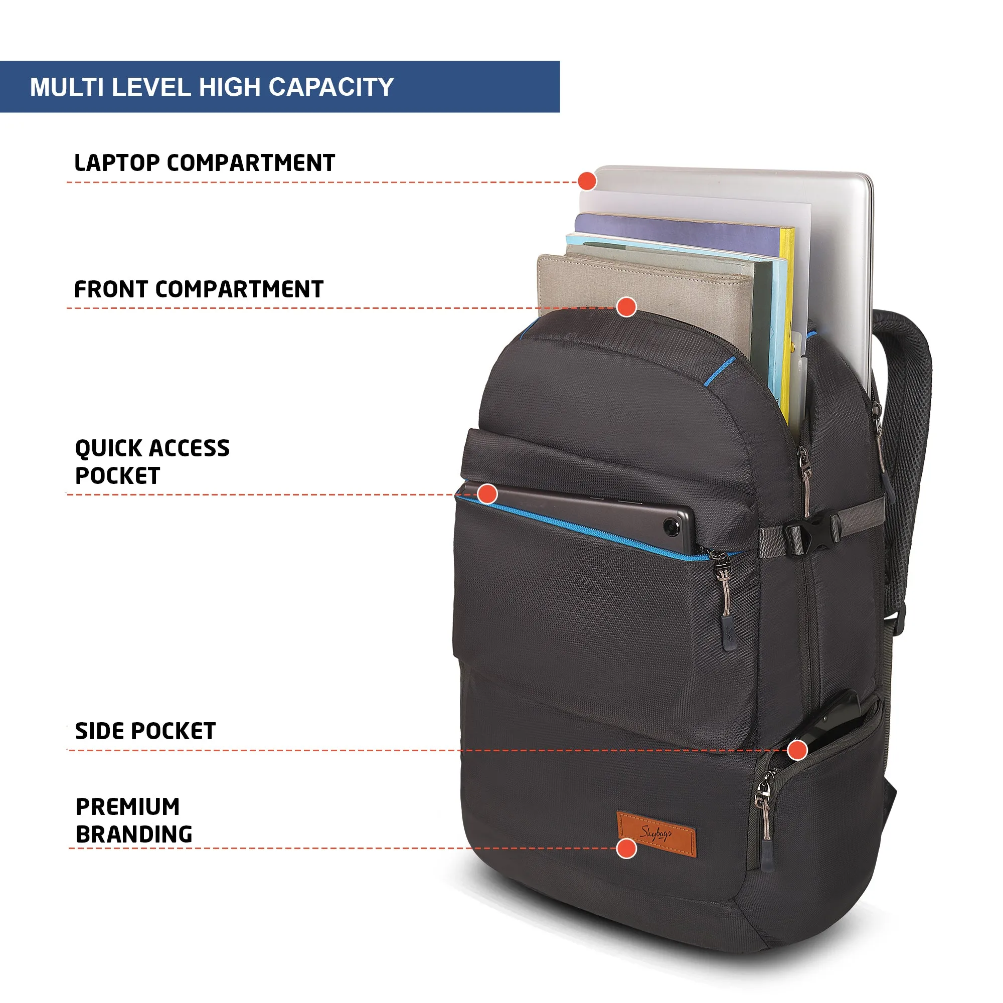 Skybags Chester Pro  03 Laptop Backpack