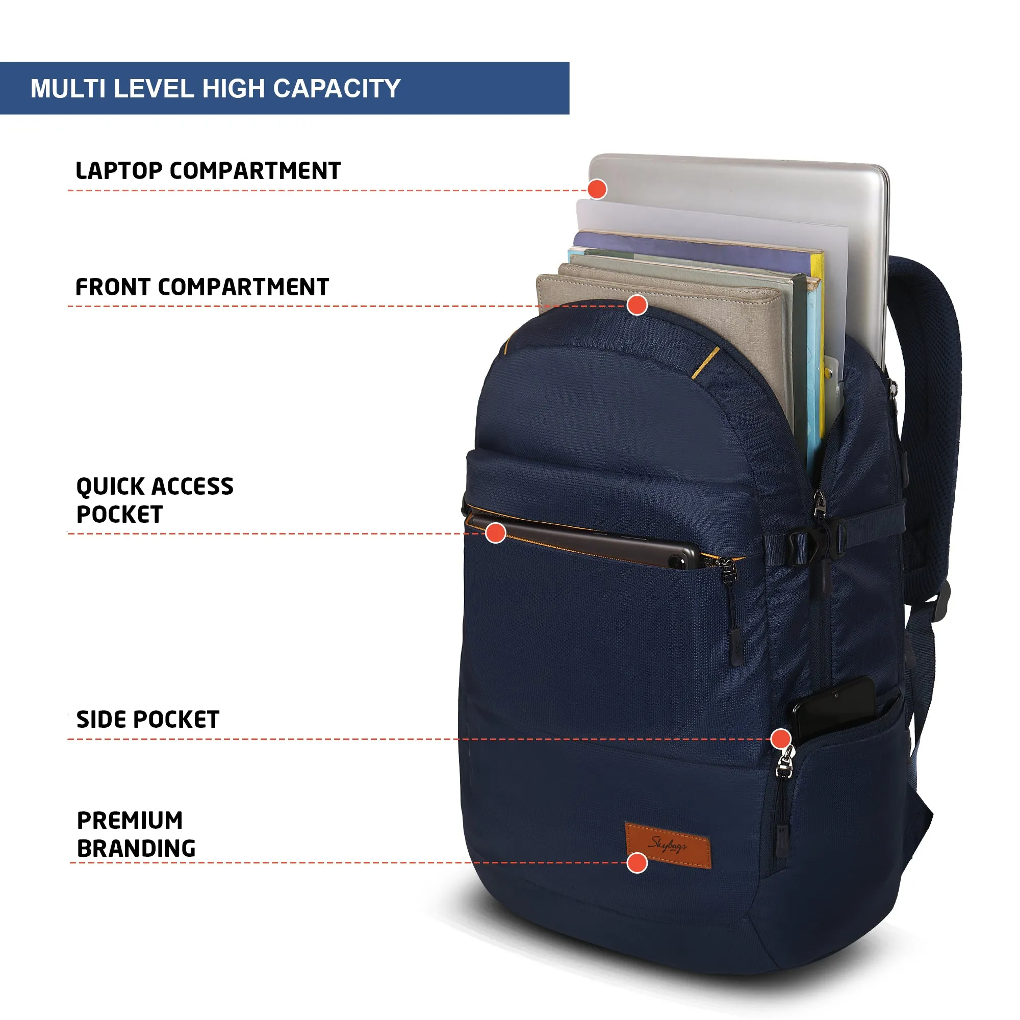 Skybags Chester Pro  03 Laptop Backpack