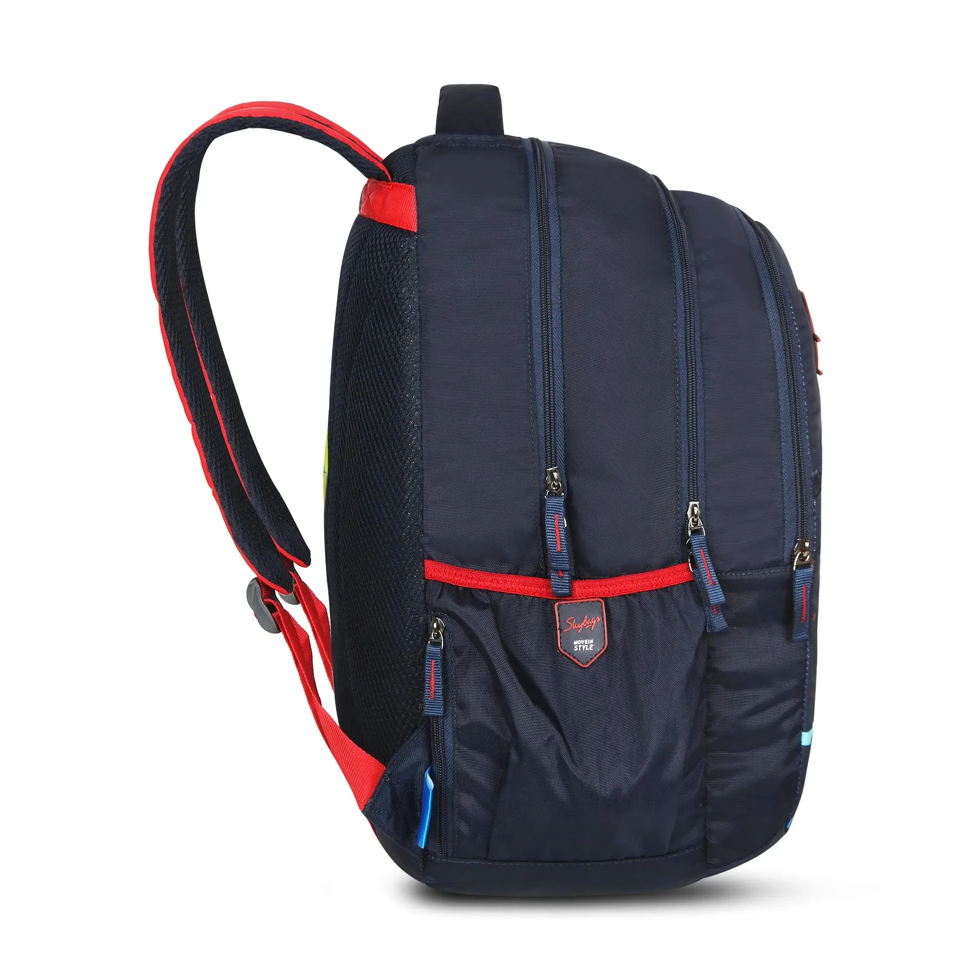 Skybags Shield  01 School Backpack Navy