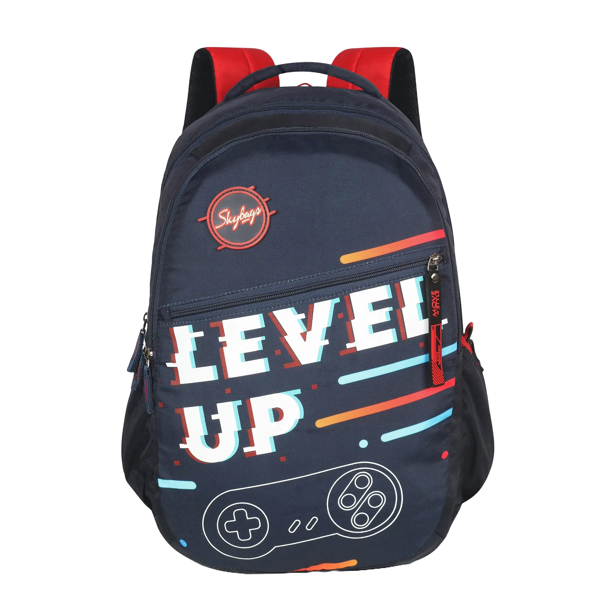 Skybags Shield  01 School Backpack Navy