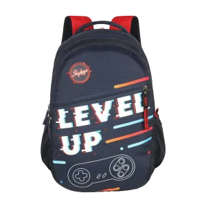 Skybags Shield  01 School Backpack Navy