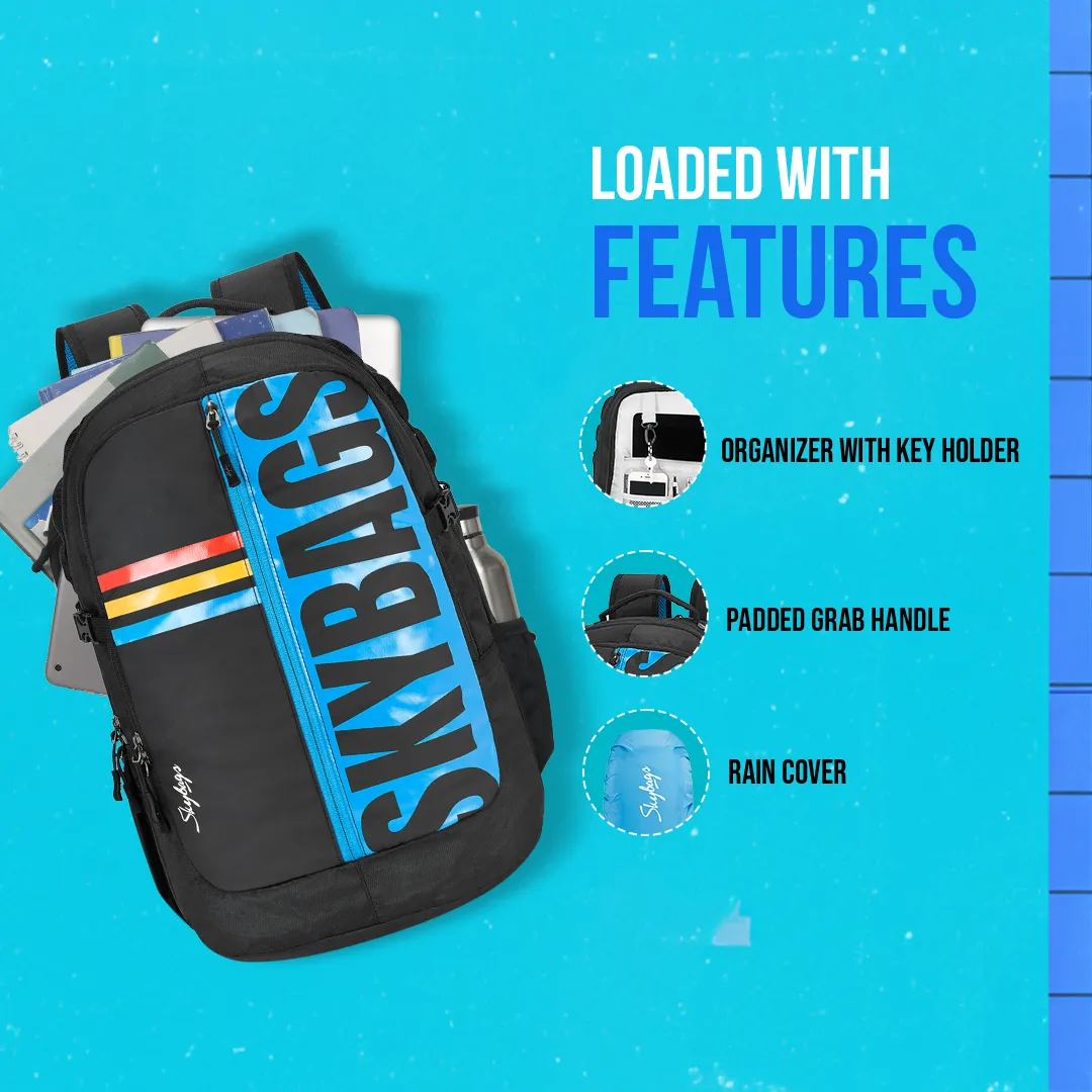 Skybags Strider Nxt 04  Laptop Backpack (H) Black