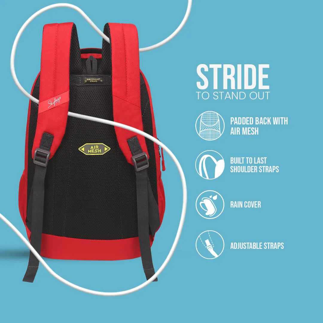 Skybags Strider Pro 04  Laptop Backpack (H) Red