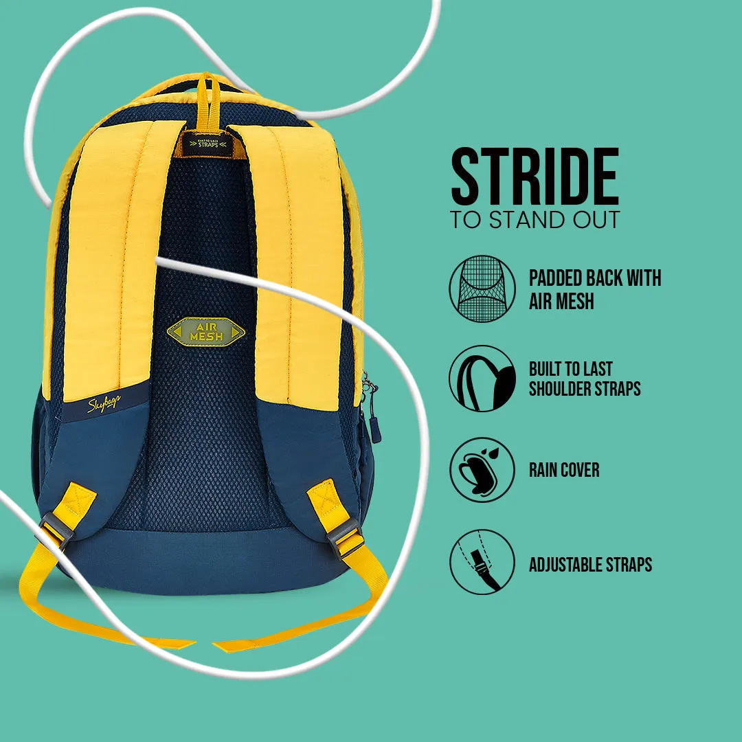 Skybags Strider Pro 05  Laptop Backpack (H) Ylw