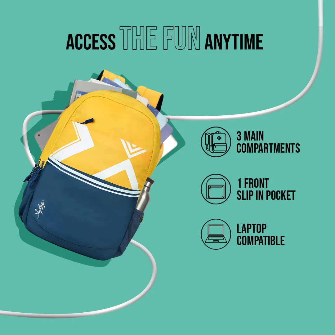 Skybags Strider Pro 05  Laptop Backpack (H) Ylw