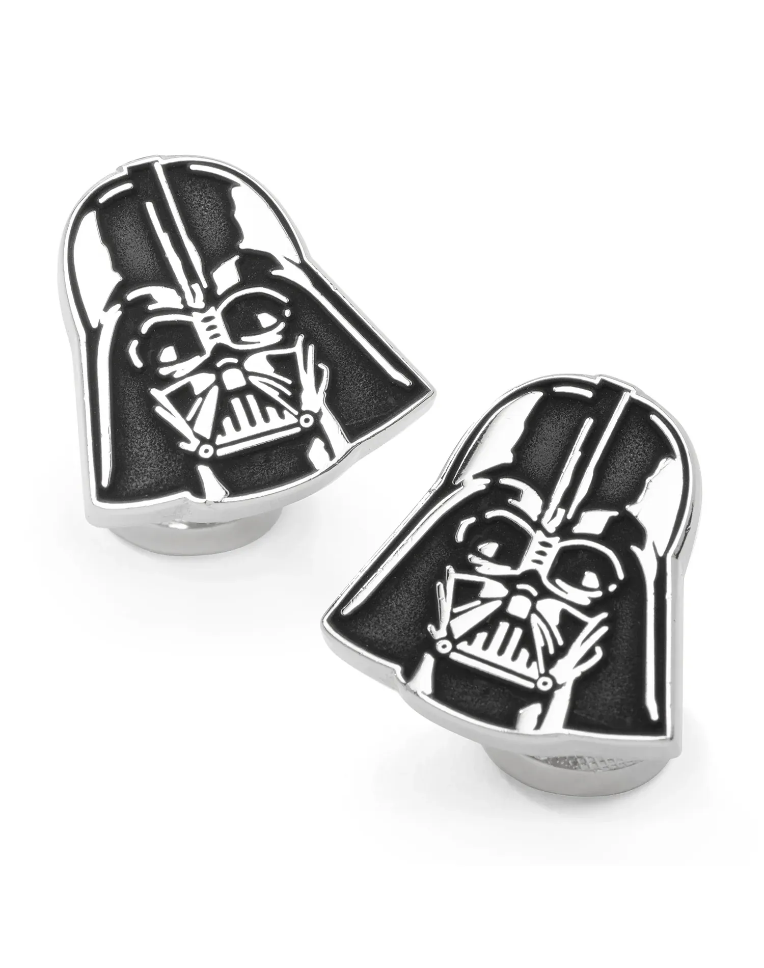 Star Wars Recessed Matte Darth Vader Head Cufflinks