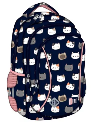 St.Right - Cute Kitty's - 3 Compartment Backpack