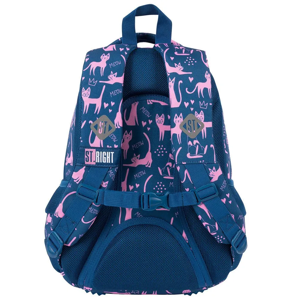 St.Right - Lazy Cats Junior - 3 Compartment Backpack