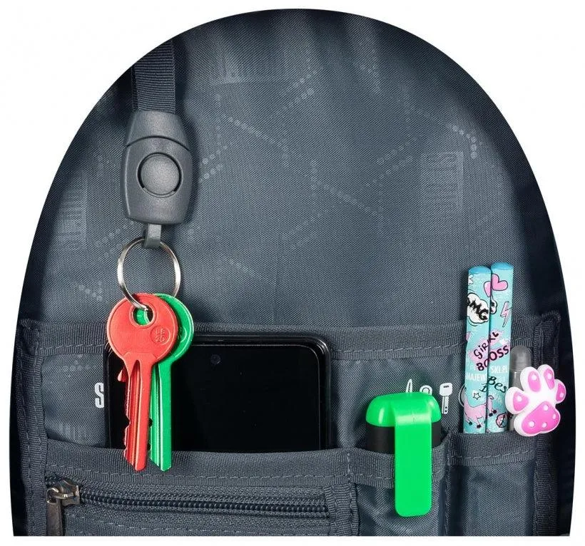 St.Right - Silver Cat - 3 Compartment Backpack