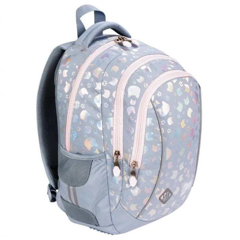 St.Right - Silver Cat - 3 Compartment Backpack