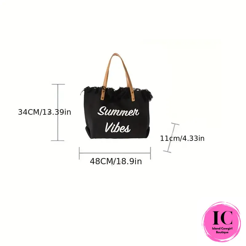 Summer Vibes Canvas Bag