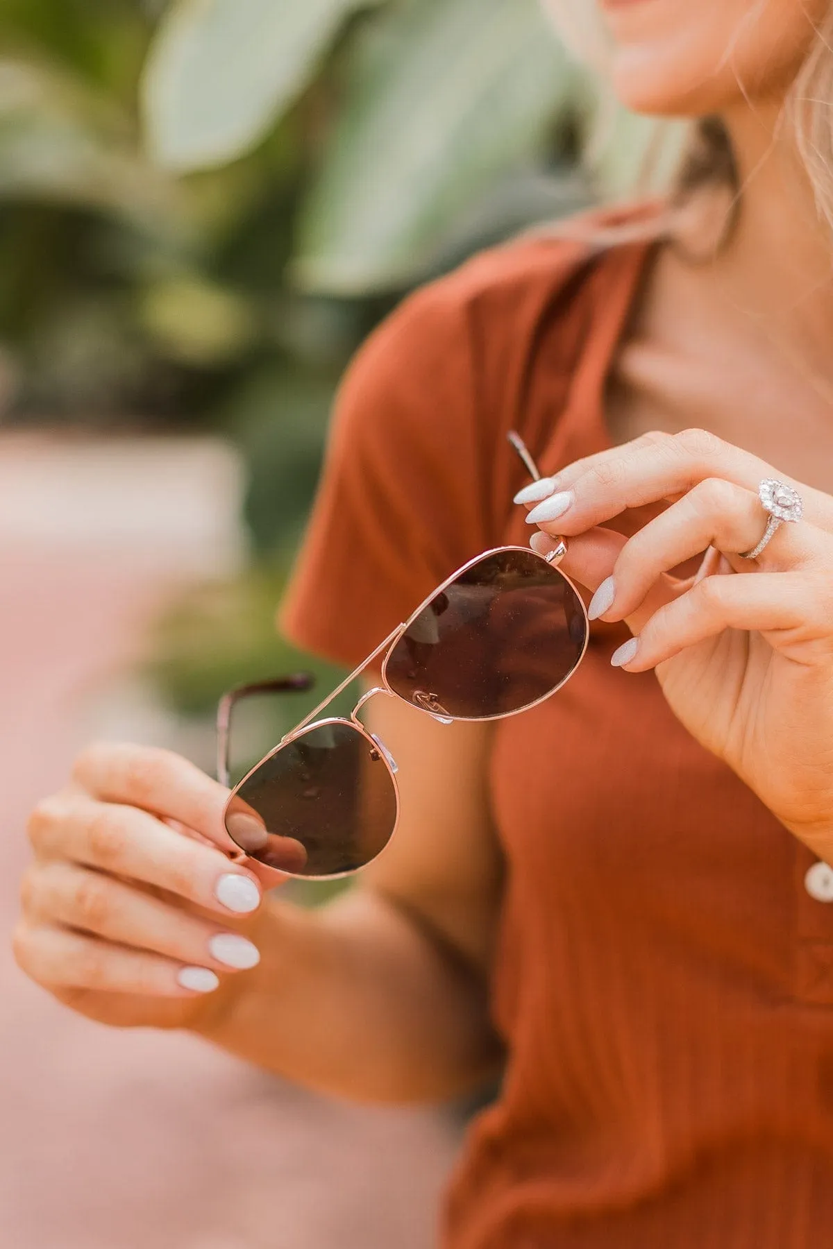 Sun In My Eyes Aviator Sunglasses
