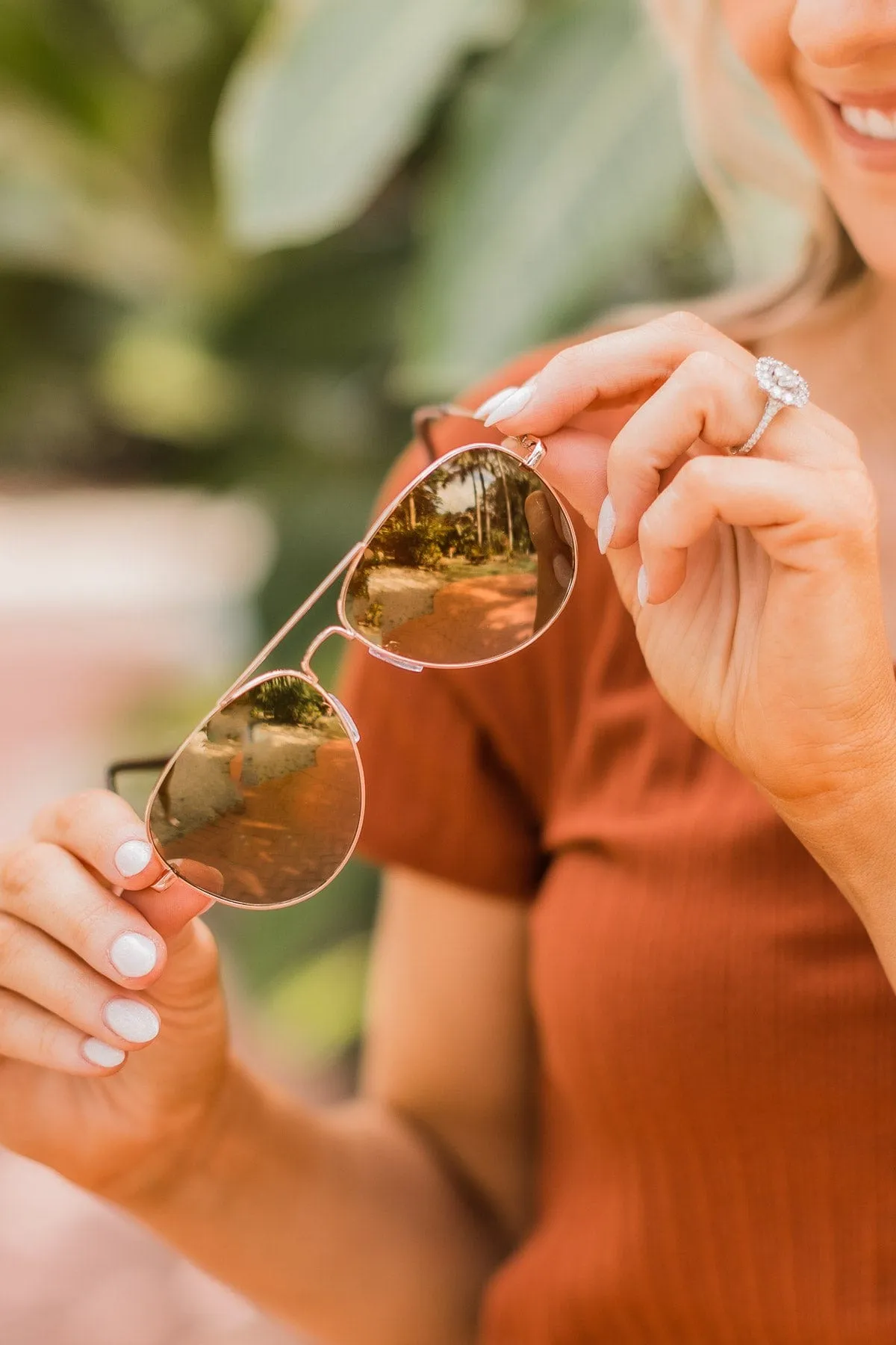 Sun In My Eyes Aviator Sunglasses