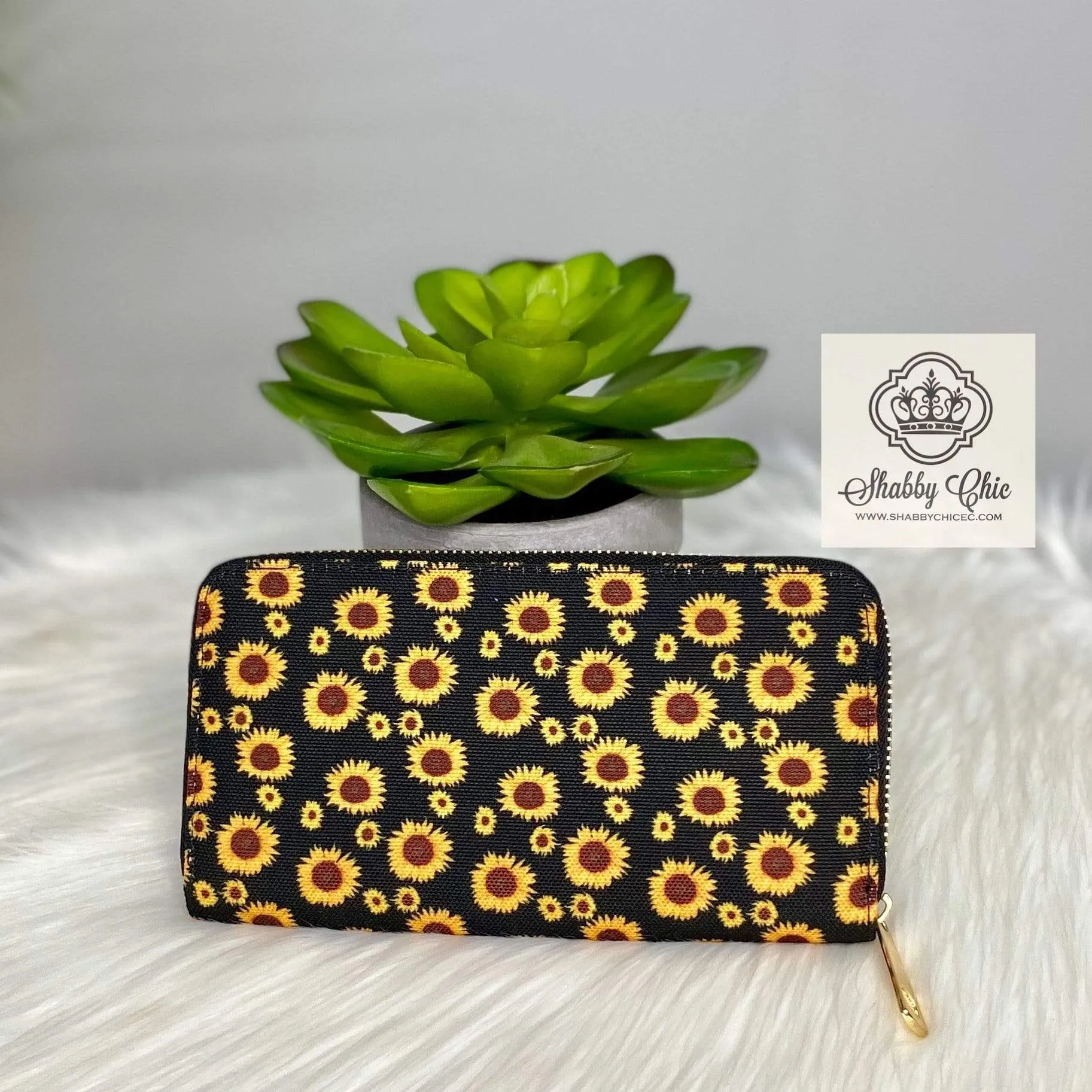Sunflower Zip Wallet