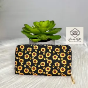 Sunflower Zip Wallet