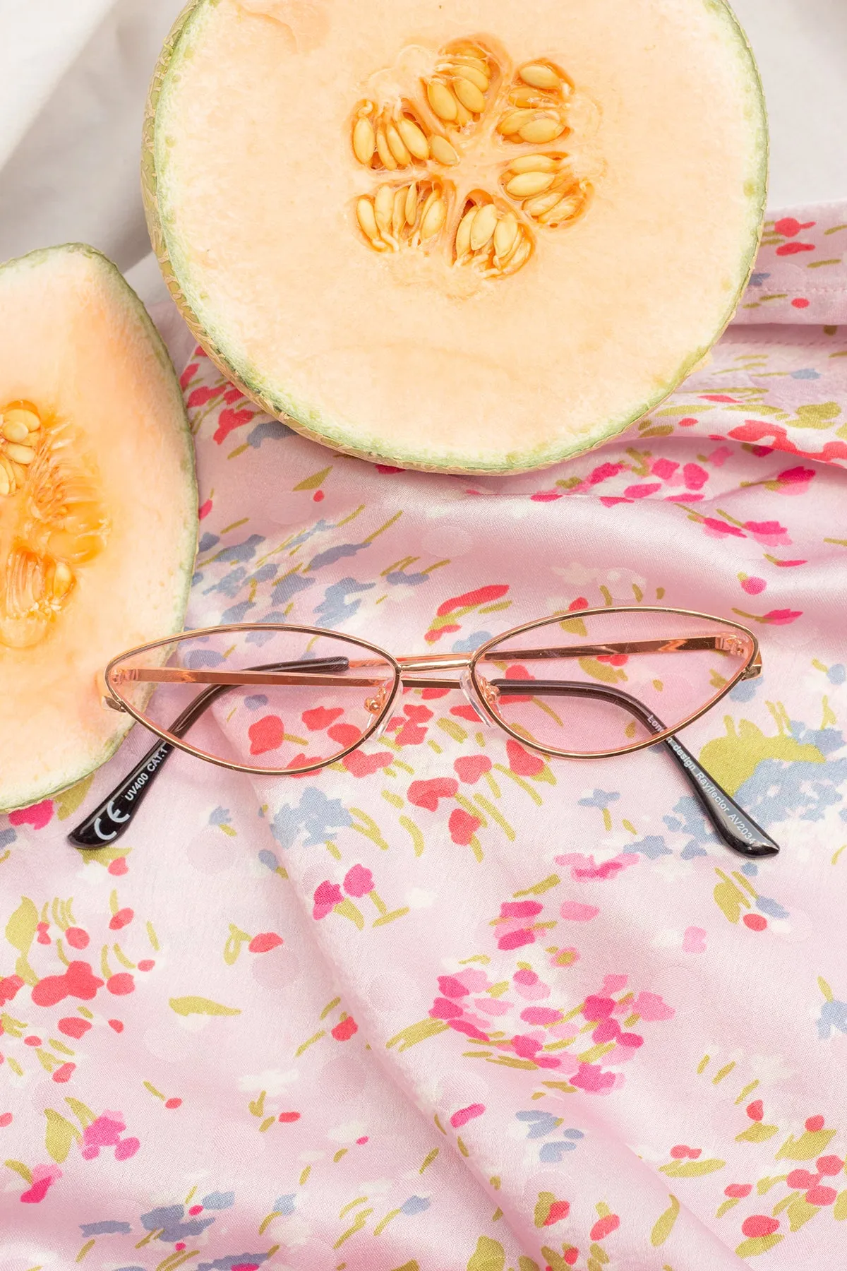 Super Narrow Cat Eye Sunglasses